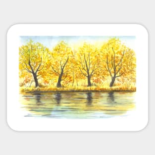 Autumn trees Sticker